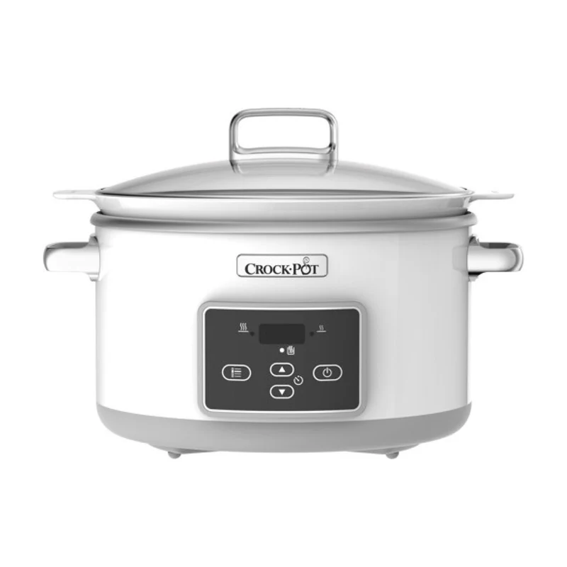 Crockpot Slow Cooker Ceramic met Timer - 5 liter