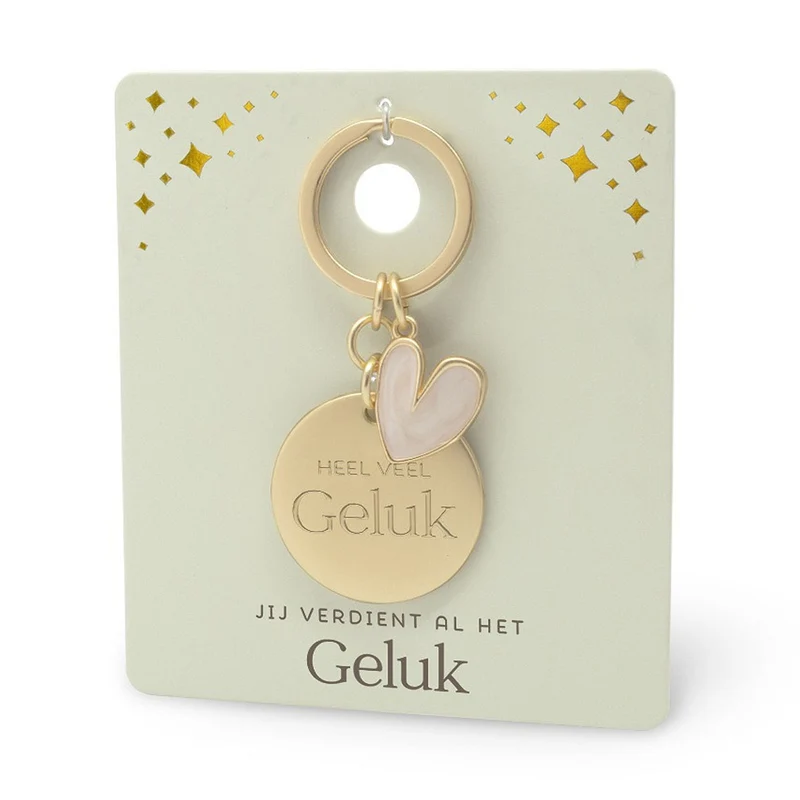 Sleutelhanger - Heel Veel Geluk