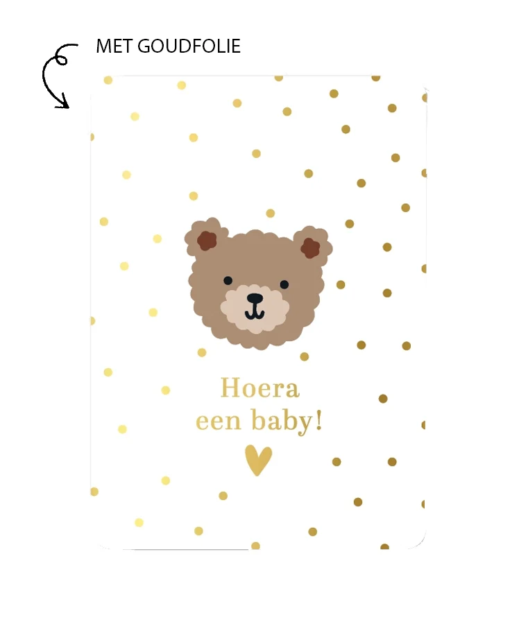 Kaart Hoera Een Baby
