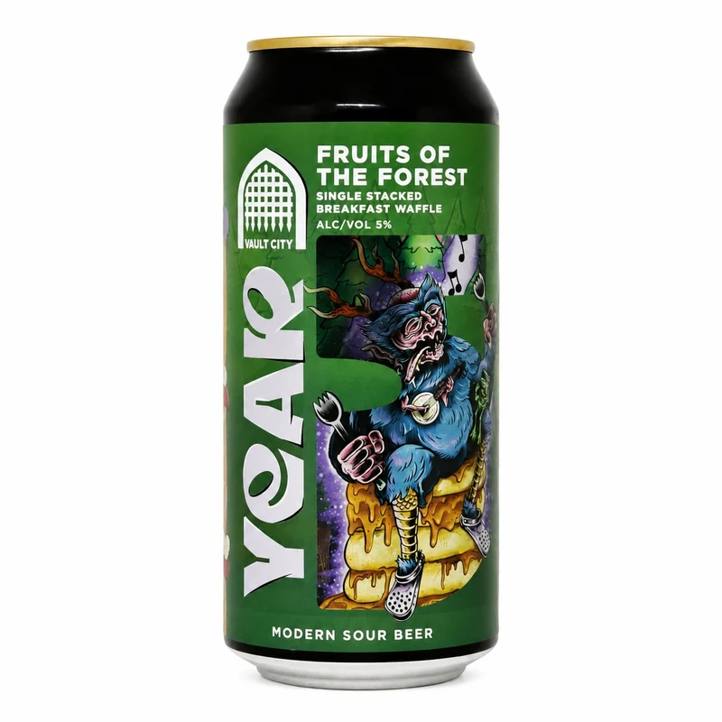 Vault City Year 5 - Fruits of the Forest Single-Stacked Breakfast Waffle | Smoothie Sour