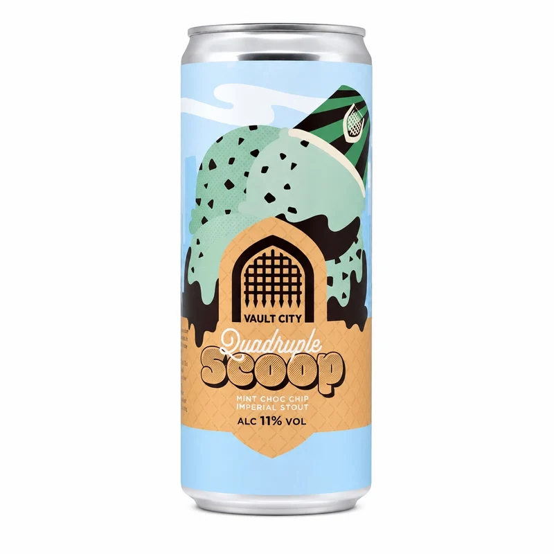 Vault City Mint Choc Chip - Quadruple Scoop | Pastry Stout
