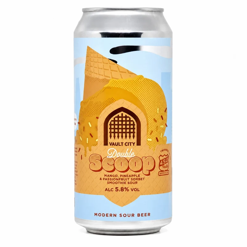 Vault City Mango, Pineapple, Passionfruit Vegan Sorbet - Double Scoop | Fruited Sour