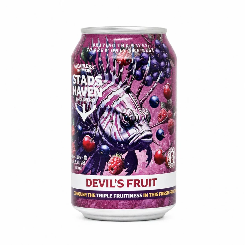 Stadshaven Brouwerij Devil's Fruit (Blik) | Fruitbier