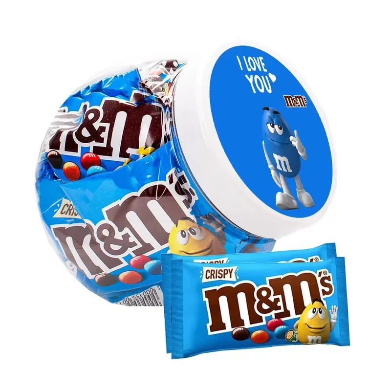 M&M's Crispy - "I Love You" - herbruikbare bokaal - 360g