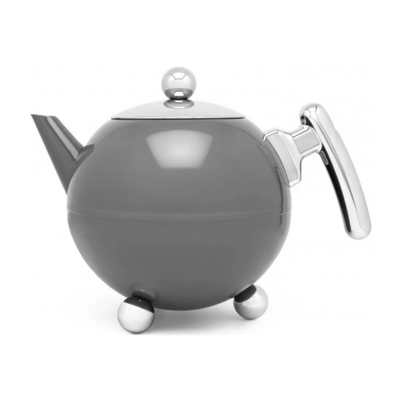 Bredemeijer Duet Bella Ronde Theepot Cool Grey - 1,2 liter