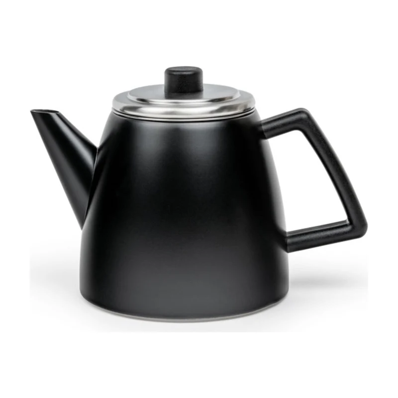 Bredemeijer Duet Odense Dubbelwandige Theepot Mat Zwart - 1,1 liter
