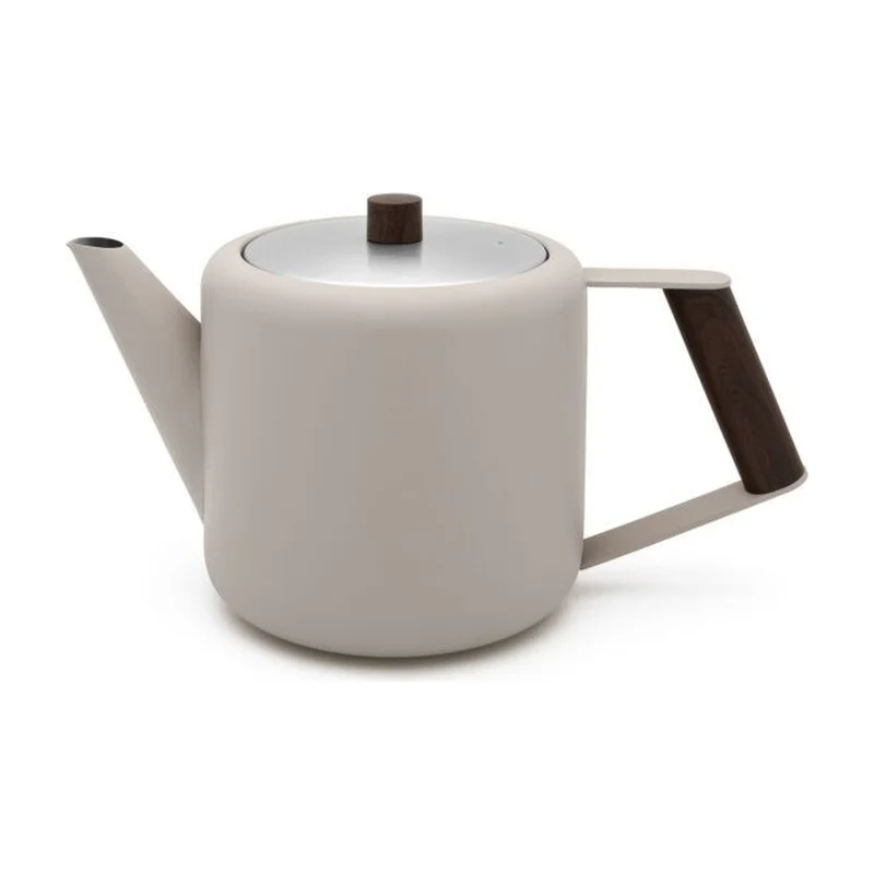 Bredemeijer Duet Design Boston Dubbelwandige Theepot Mat Beige - 1,1 liter