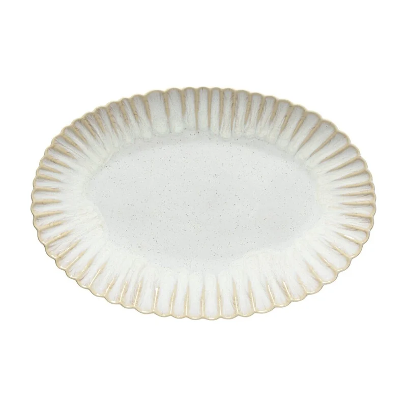 Costa Nova Mallorca Ovale Schaal Sand Beige - 41 cm