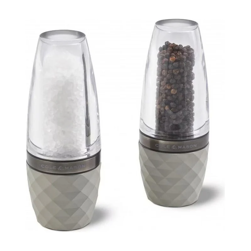 Cole & Mason City Concrete Peper- en Zoutmolen Grijs/Brons - 165 mm