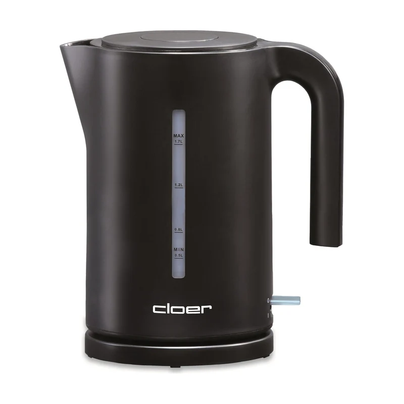 Cloer Waterkoker Kunststof Zwart - 1,7 liter