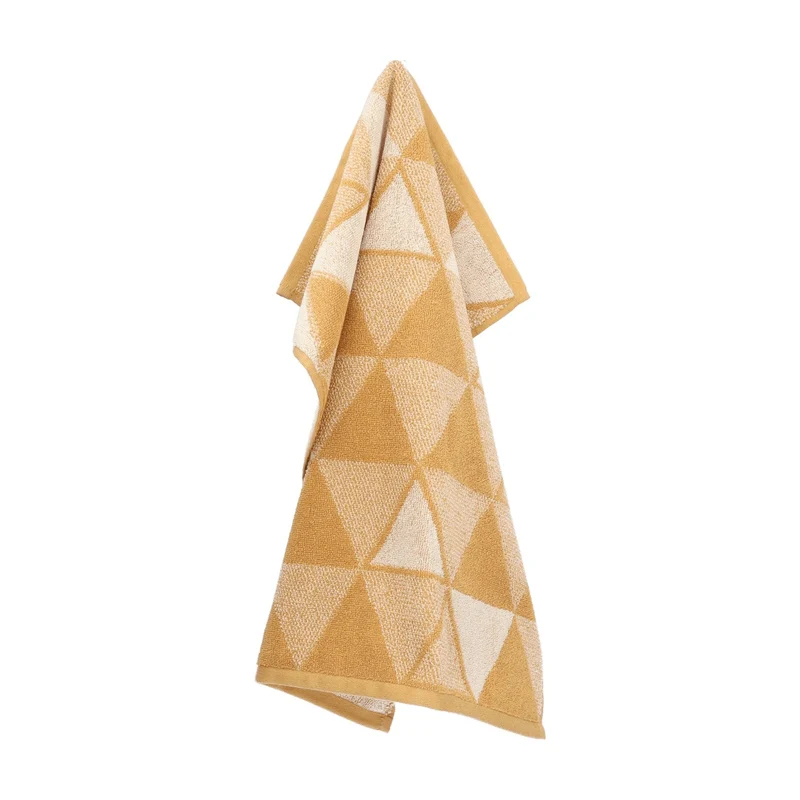 Bunzlau Castle Keukendoek - Triangles Geel