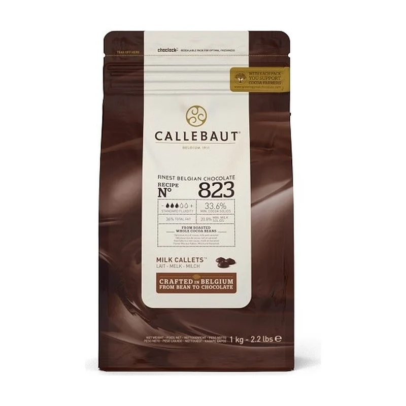Callebaut Chocolade Callets Melk - 1 kilo