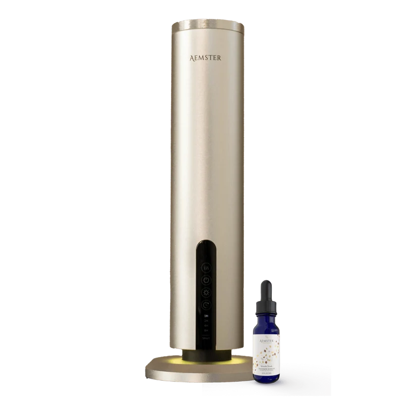 Bundle: Haevn Charge Silver starter set – Diffuser + Wanaka Woods scent (15 ml)