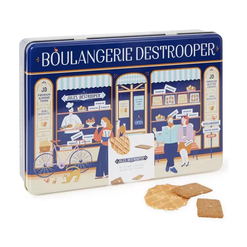 Jules Destrooper koekjesassortiment - Blik Boulangerie - 350g