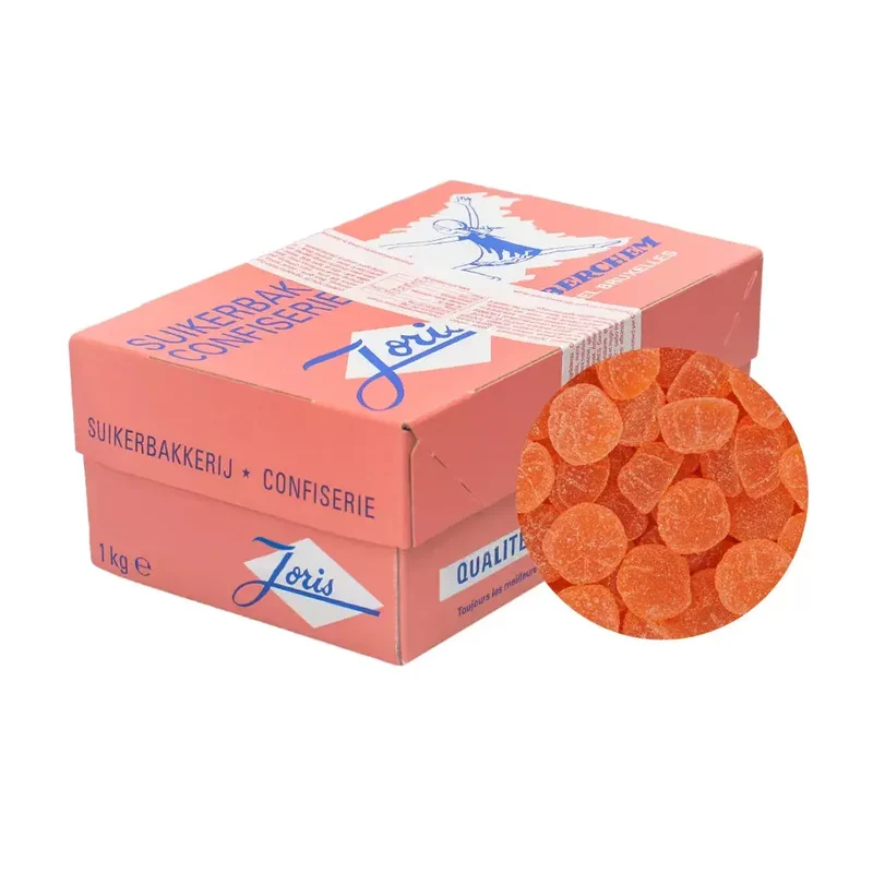 Joris Sweets Mandarijntjes - nostalgisch snoep met mandarijn - 1000g