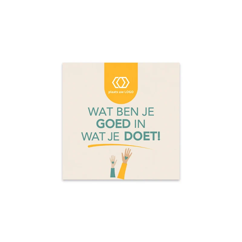 Persoonlijke kaartjes (5 x 5cm) - Zakelijk