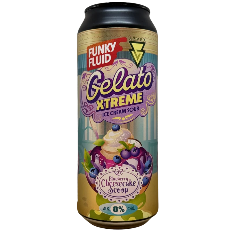 Funky Fluid x Azvex - Gelato XTREME: Blueberry Cheesecake Scoop
