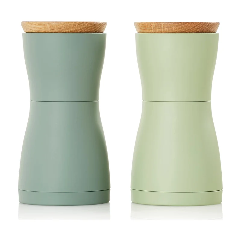 AdHoc Twin Peper- en Zoutmolen Groen - 13 cm