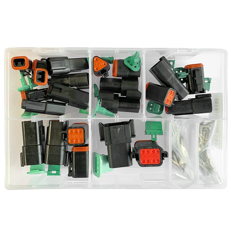 Assortiment doos met DEUTSCH-connectoren DT-serie / 144 stuks