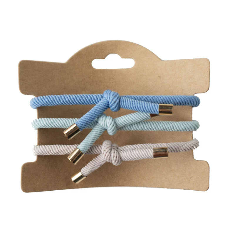 (Haar)Elastieken Set Knoop Sea
