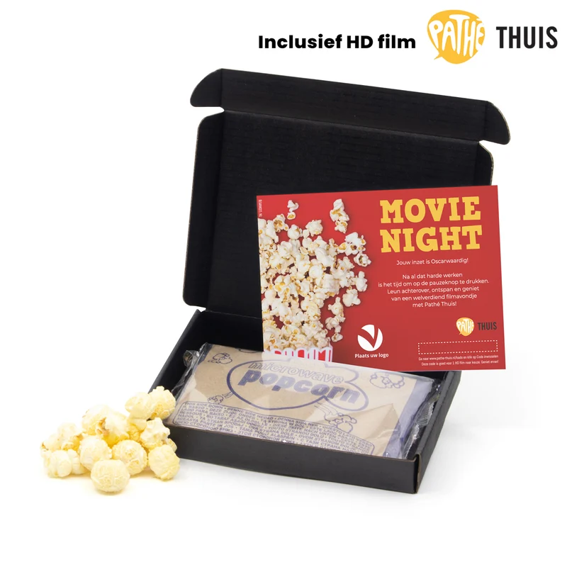 Pathé thuis filmavondje in zwart doosje