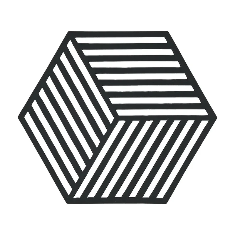 Zone Denmark Hexagon Onderzetter - Zwart