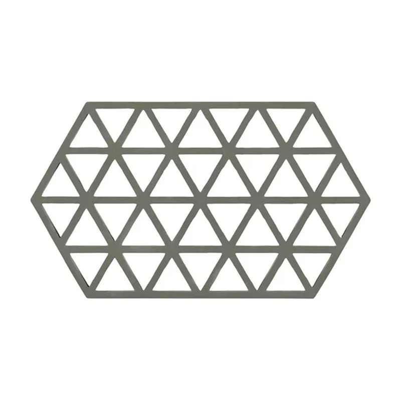 Zone Denmark Triangles Long Onderzetter - Olive Taupe