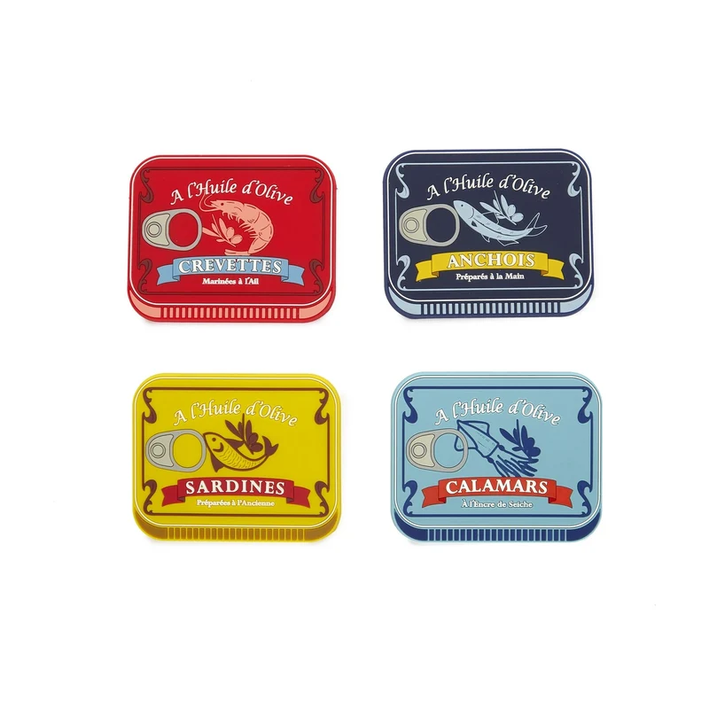 Balvi Onderzetters Conserverie - 4 stuks