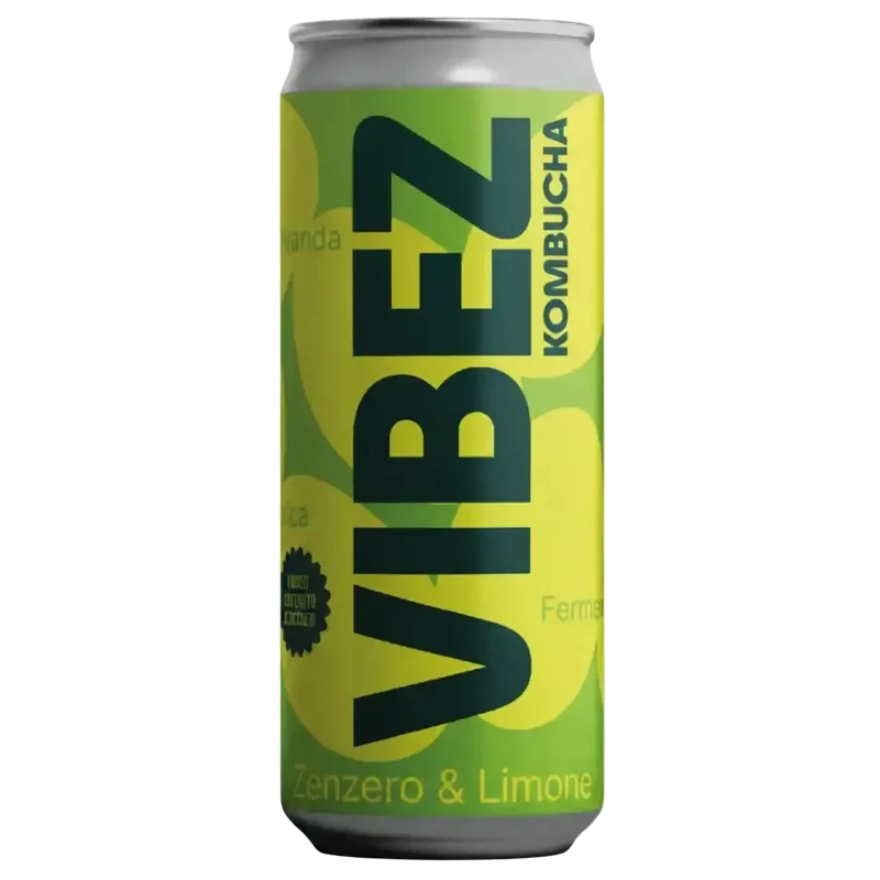 Vibez Kombucha Zenzero e Limone