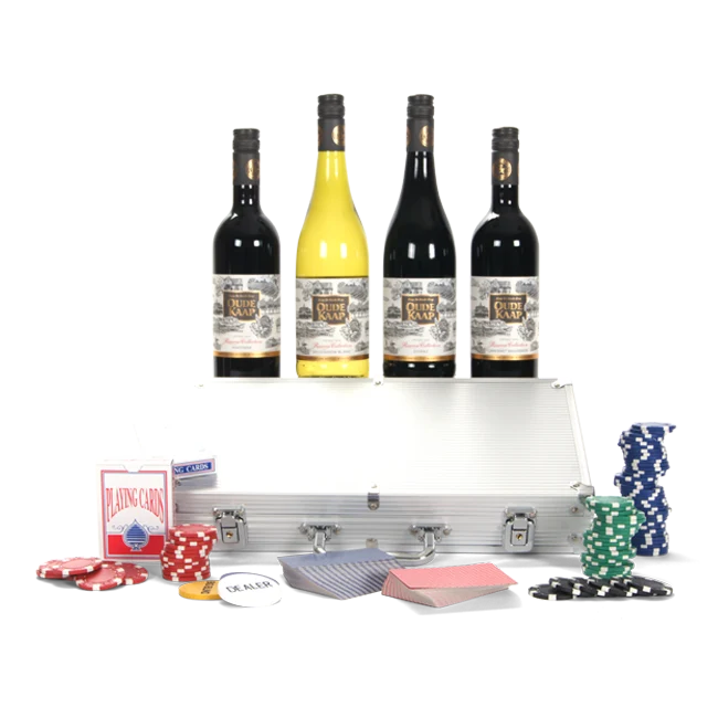 Pokermeester Set & Wijnproeverij