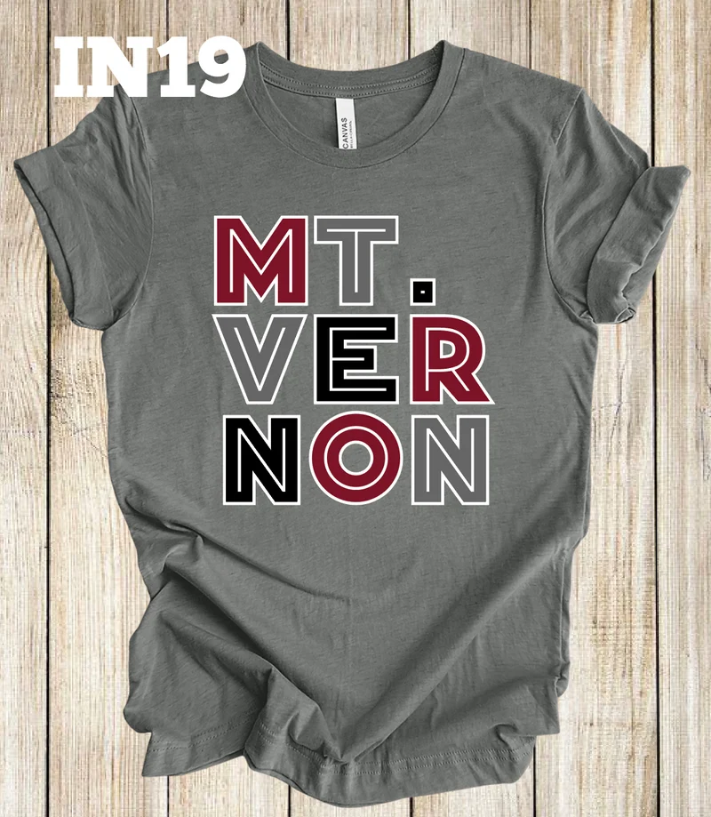 Mt. Vernon - red/gray/black
