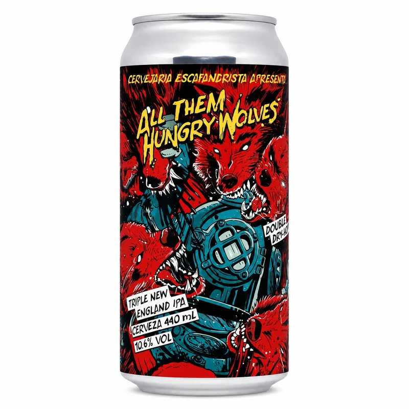 Cervejaria Escafandrista All Them Hungry Wolves | TIPA
