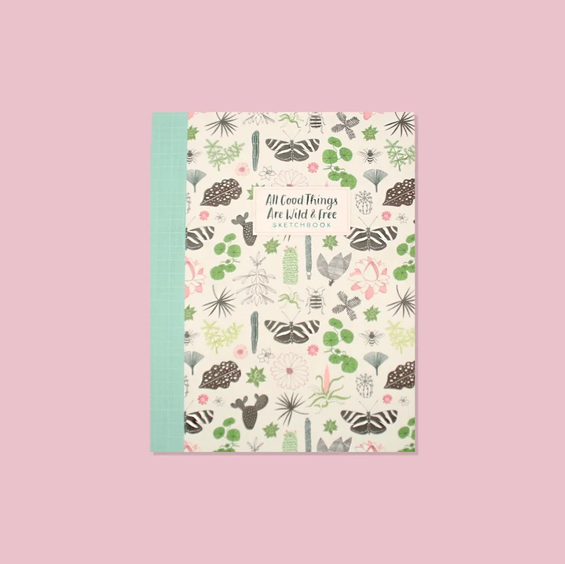 Flow schetsboek All Good Things Are Wild and Free