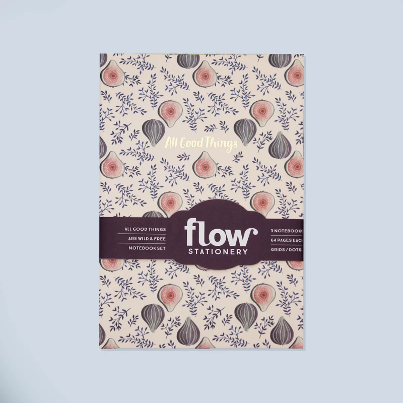 Flow notebook set - All Good Things Are Wild and Free