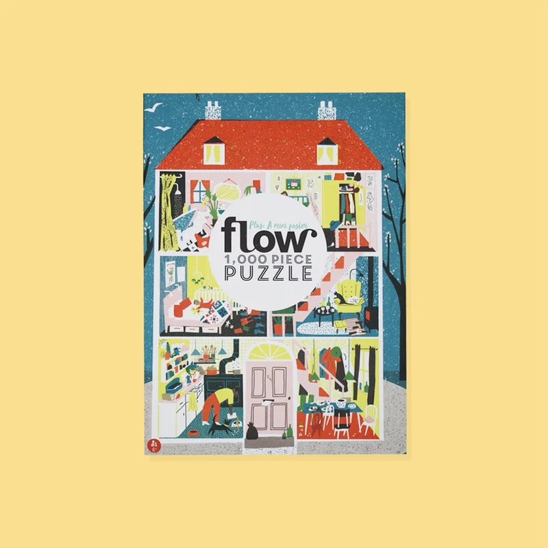 Flow puzzel - Hooray for today