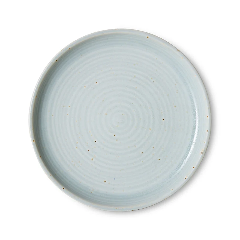 HKLiving Chefs Ceramics Ontbijtbord - Soft Blue