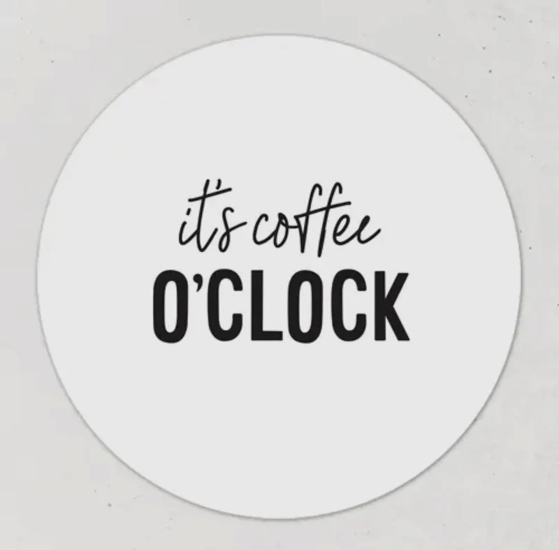 It’s Coffee O’Clock Magneet – Leuke Koffie Magneet | The Prezzent