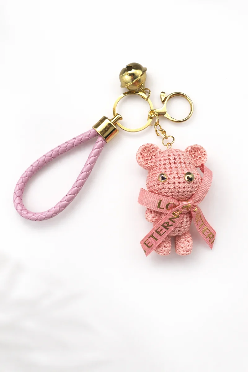 Sleutelhanger Bear Roze – Schattig & Trendy Accessoire