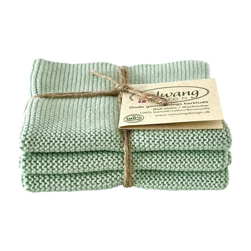 Solwang Design Vaatdoekjes set van 3 - Aqua