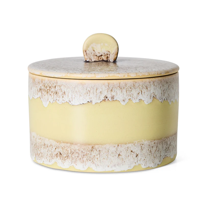 HKLiving 70's Koektrommel - Custard