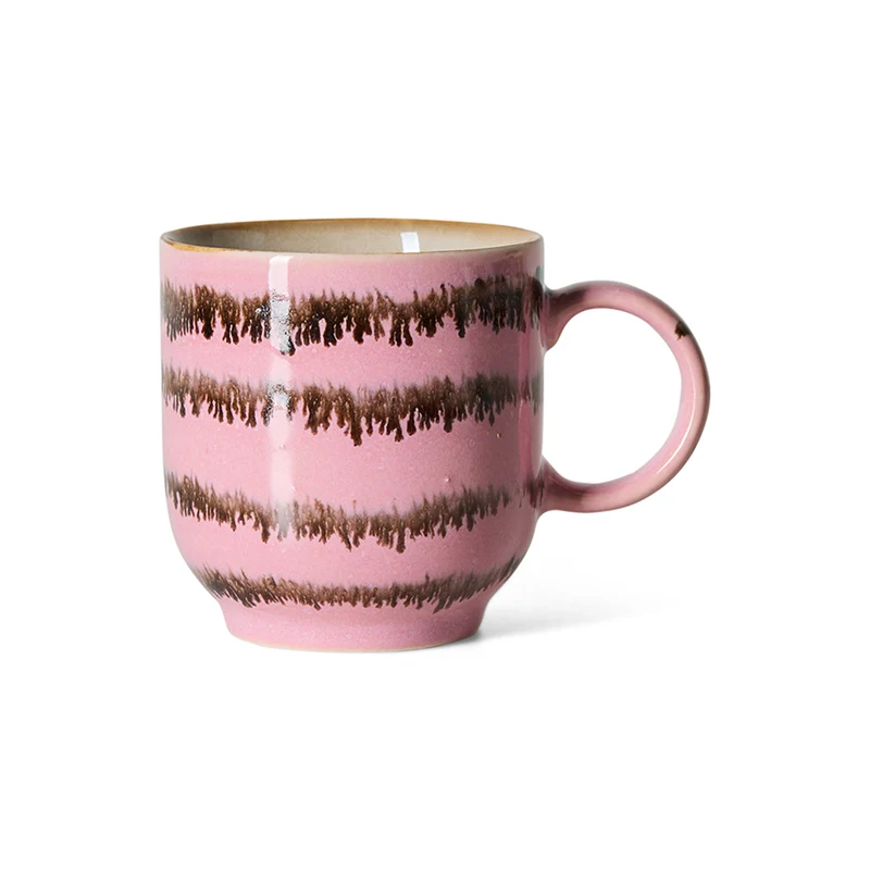 HKLiving 70's Koffiemok met Oor - Bubble