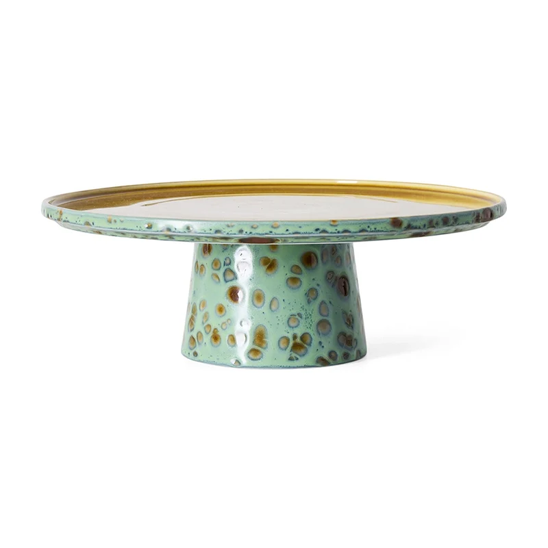 HKLiving 70's Taartplateau M - Turquoise