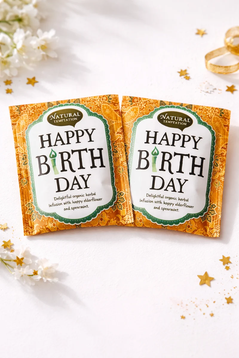 Happy Birthday Tea – Set van 2 Zakjes