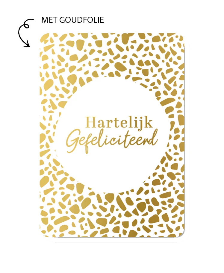 Kaart Hartelijk Gefeliciteerd