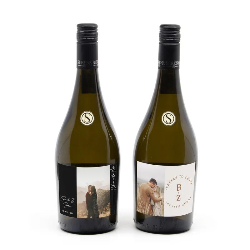 Fles Prosecco met persoonlijk etiket - Trouwen