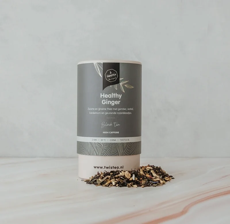 Healthy Ginger – Krachtige Gemberthee in Luxe Bewaarkoker