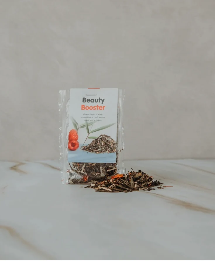 Beauty Booster Thee – natuurlijke kruidenthee voor een gezonde glow”