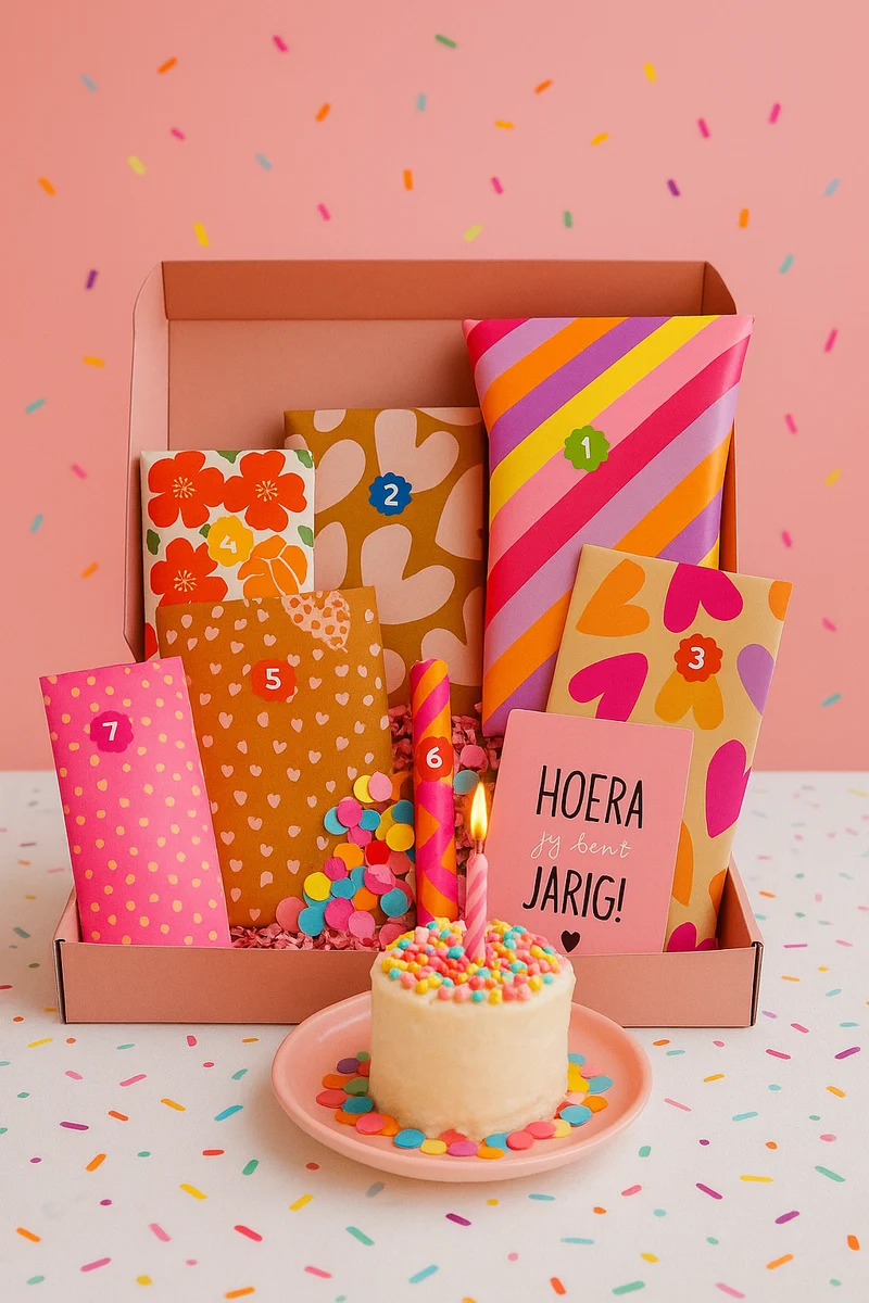 7 Dagen Verjaardag Cadeaubox – Uniek Verjaardagscadeau