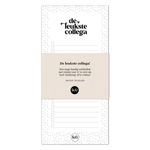 De Leukste Collega Notitieblok – Origineel & Praktisch Cadeau | The Prezzent