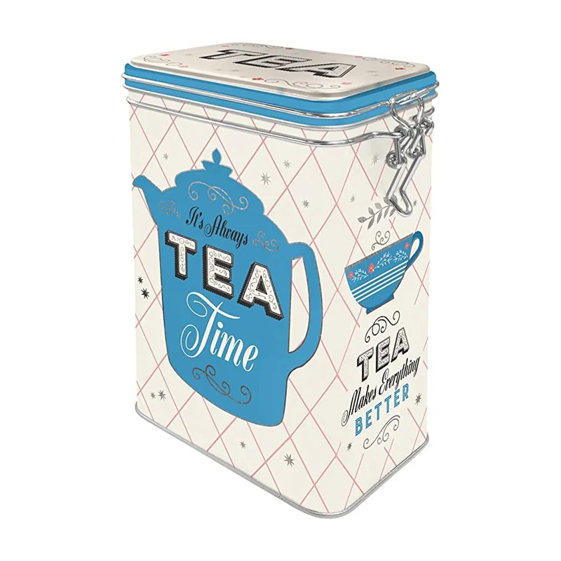 Nostalgic Art Blik met Klip - Tea